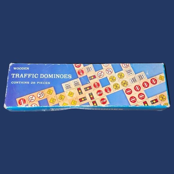 Vintage Safety Sign Dominoes by House Of Lloyd Game - Picture 1 of 3